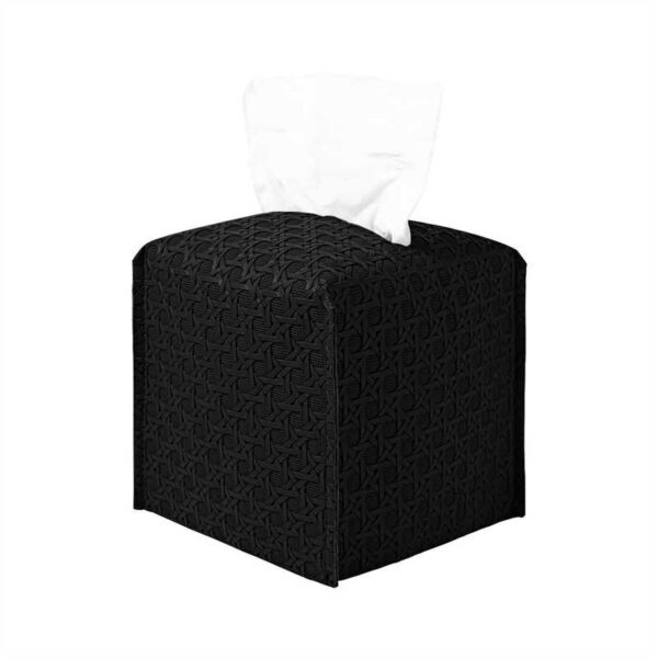 leather tissue box cover