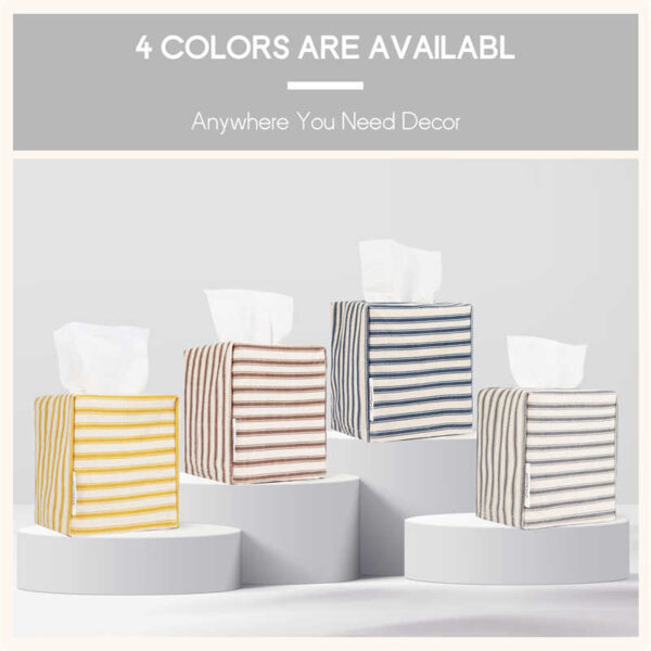 fabric tissue box cover