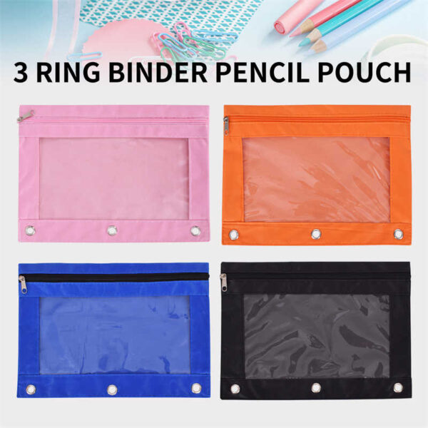 3 ring pencil pouch